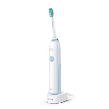 飞利浦（PHILIPS）电动牙刷情侣款牙刷23000波震动 智能计时呵护牙龈牙齿 浅蓝色 HX3216/01