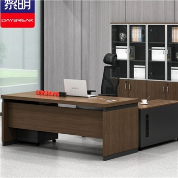 班桌 黎明 BTB07 简约现代大班桌办公桌 1.6米（含副柜）