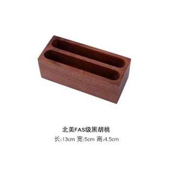 名片盒 雅迎 木质名片盒 榉木 两格